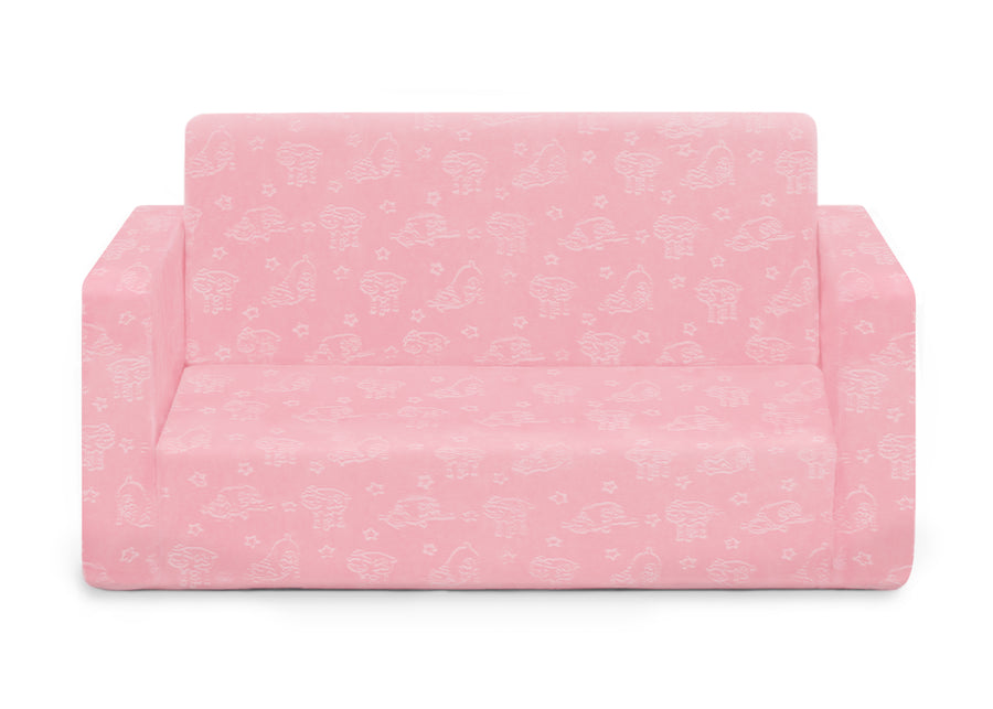 Pink (5059) 13-Perfect Sleeper Extra Wide Convertible Sofa to Lounger