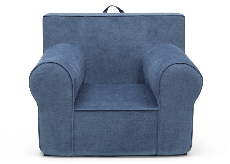 Denim Blue (1436) 8-XL Cozee Foam Chair - Perfect Size for Kids Ages 18 Months - 12 Years+