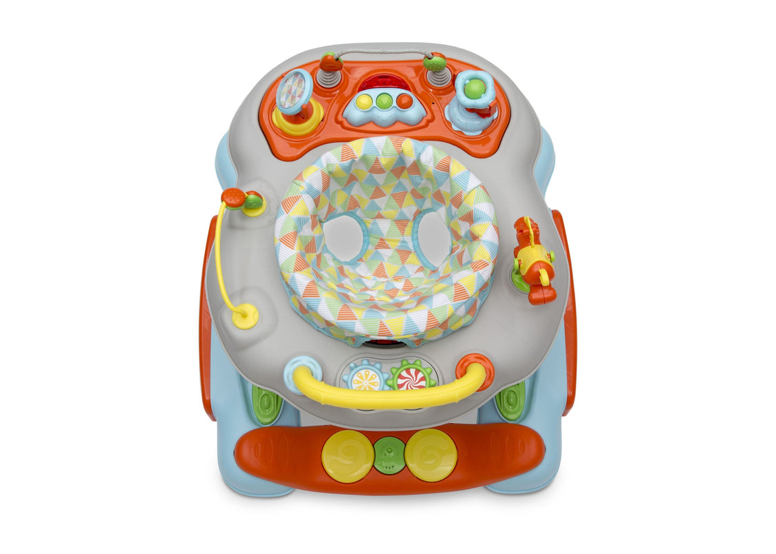 Delta Children Cascade (2179) 4-in-1 Discover & Play Musical Walker, Top Silo View