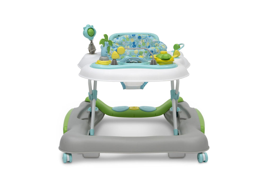 Delta Children Bubbly (2180) 4-in-1 Discover & Play Musical Walker, Front Silo View