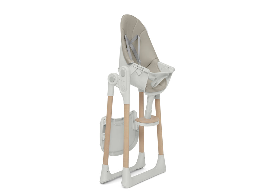 Taupe (2421) 9-Duet 2-in-1 High Chair and Infant Seat