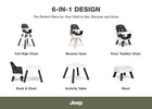 Black (001) 28-Milestone 6-in-1 High Chair