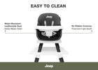 Black (001) 30-Milestone 6-in-1 High Chair