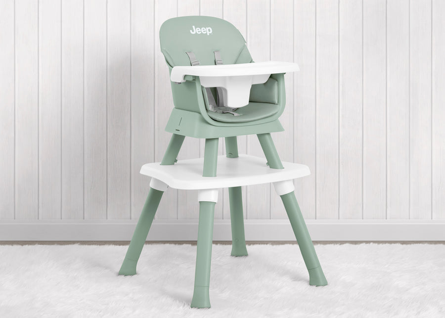 Sage Green (2446) 1-Milestone 6-in-1 High Chair