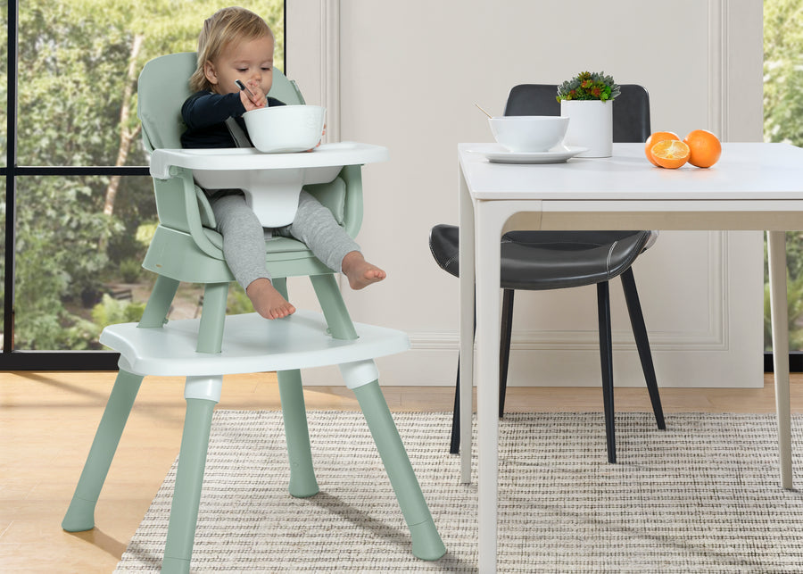 Sage Green (2446) 2-Milestone 6-in-1 High Chair