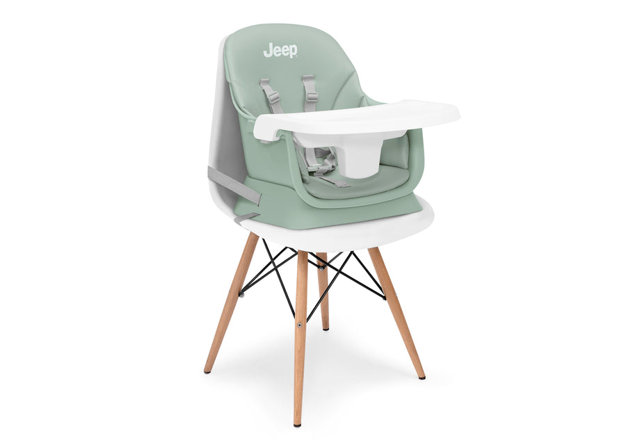 Sage Green (2446) 9-Milestone 6-in-1 High Chair
