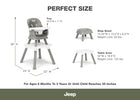 Light Grey (2516) 49-Milestone 6-in-1 High Chair
