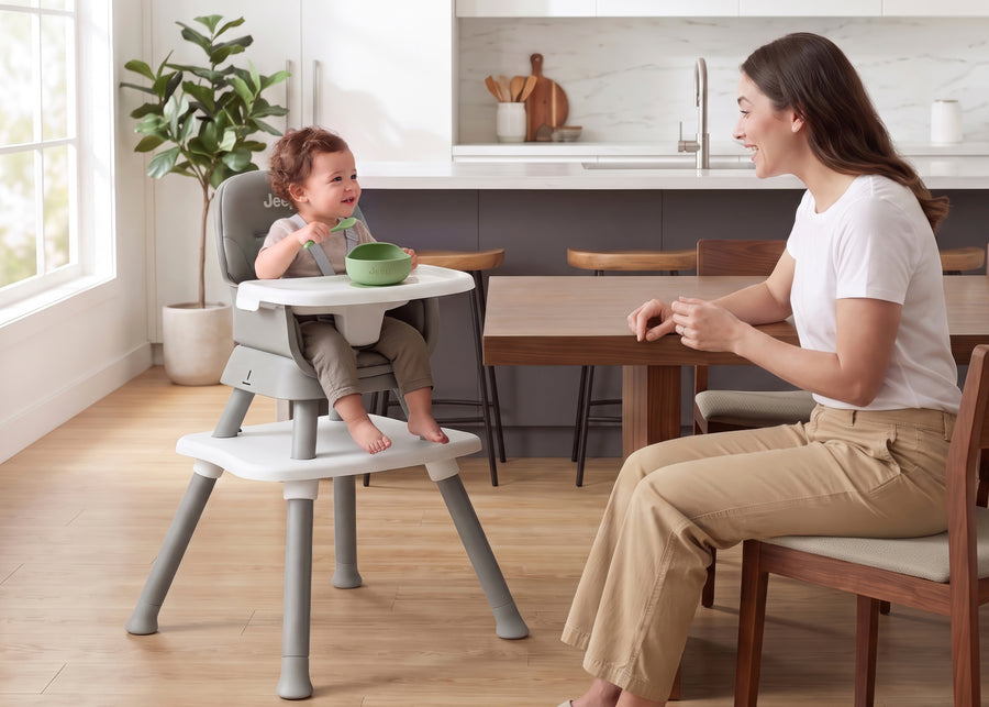Light Grey (2516) 43-Milestone 6-in-1 High Chair