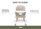 Light Tan (2517) 57-Milestone 6-in-1 High Chair