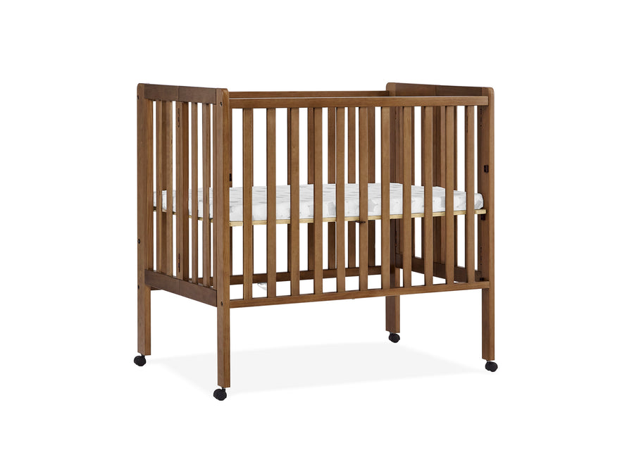 Chestnut (836) 40-Lee Portable Folding Mini Crib with 1.5-Inch Mattress