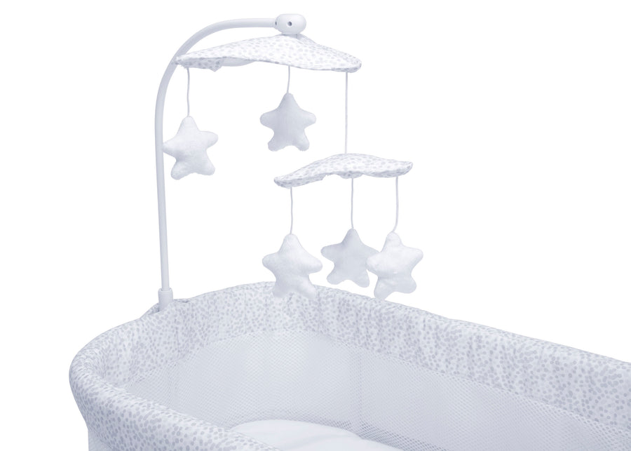 Alloy Grey (2327) 4-SmartSleep Auto Glide Bassinet with Bluetooth