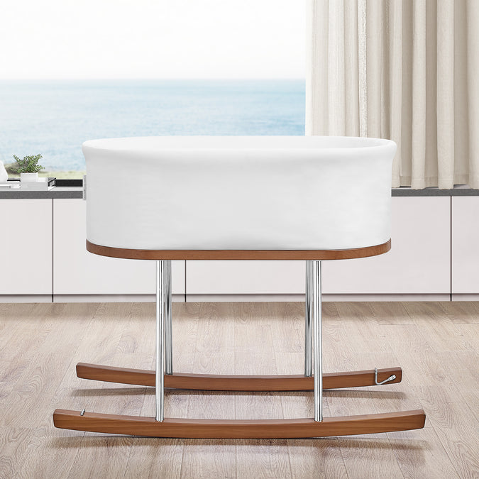 25034 2195 Rockaway Rocking Bassinet White Lifestyle 110 12-Rockaway Rocking Bassinet