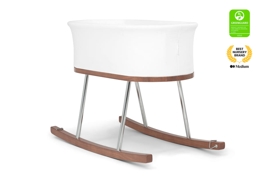 White (2425) 2-Rockaway Rocking Bassinet