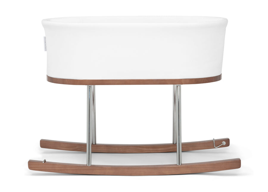 White (2425) 3-Rockaway Rocking Bassinet