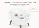 White (100) 6-Aero Smart Auto Glide Bassinet with Cry Detection & Bluetooth Wireless Technology