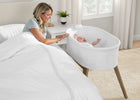 White (100) 2-Aero Smart Auto Glide Bassinet with Cry Detection & Bluetooth Wireless Technology