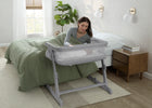 Grey Stripes (2359) 9-babyGap Deluxe Whisper Bedside Bassinet