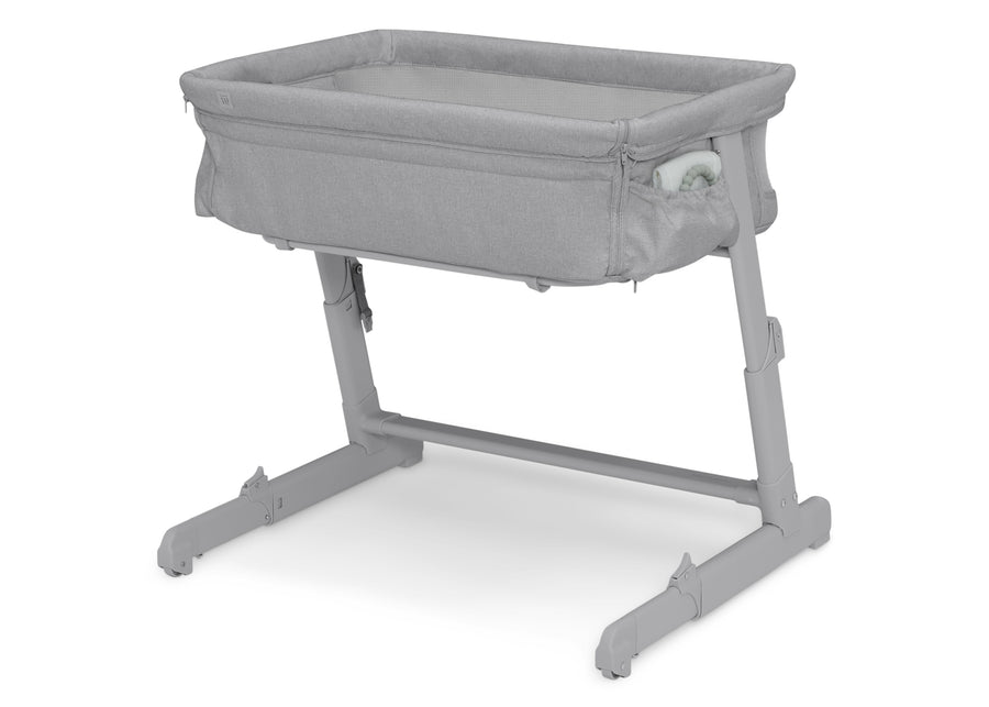 Grey Stripes (2359) 11-babyGap Deluxe Whisper Bedside Bassinet