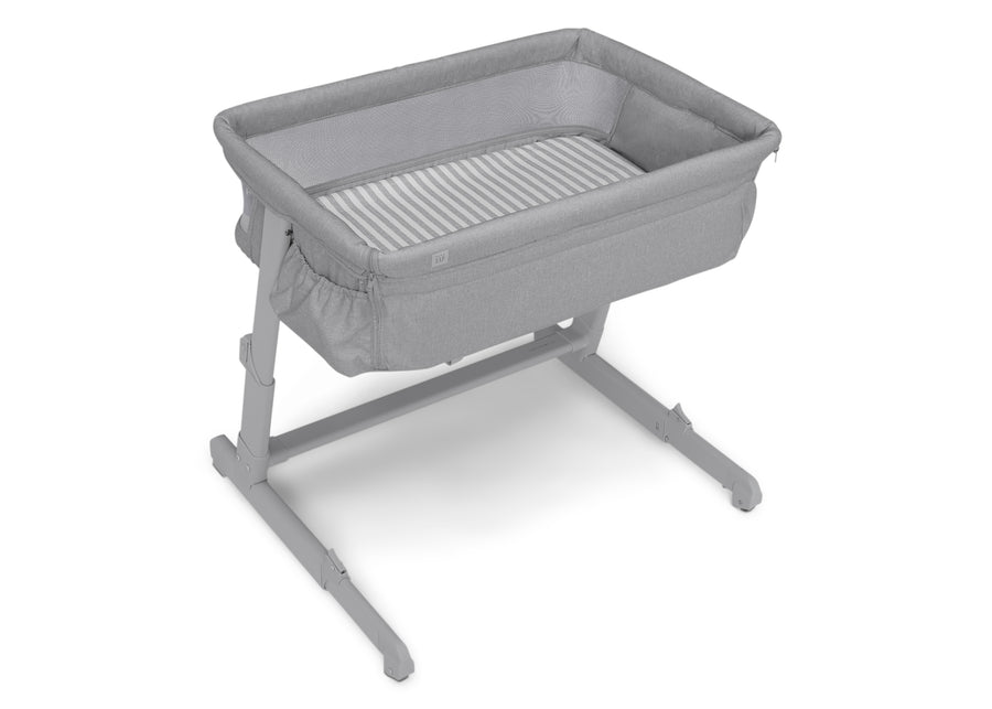Grey Stripes (2359) 13-babyGap Deluxe Whisper Bedside Bassinet