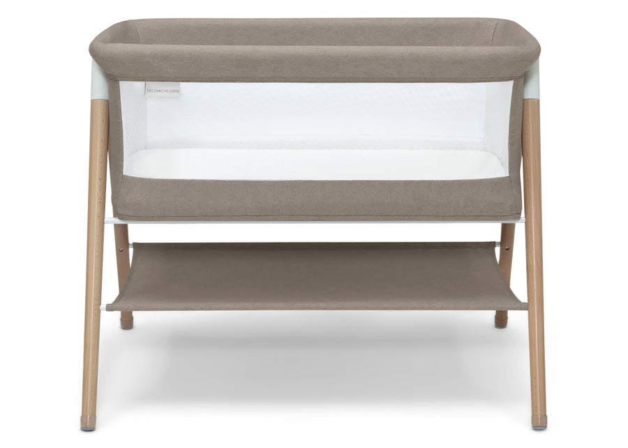 Tan (2470) 2-Bondi Beechwood By The Bed Bassinet