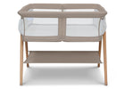 Tan (2470) 4-Bondi Beechwood Twin Bassinet
