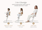 White (100) 2-Versa Adjustable 3-in-1 High Chair