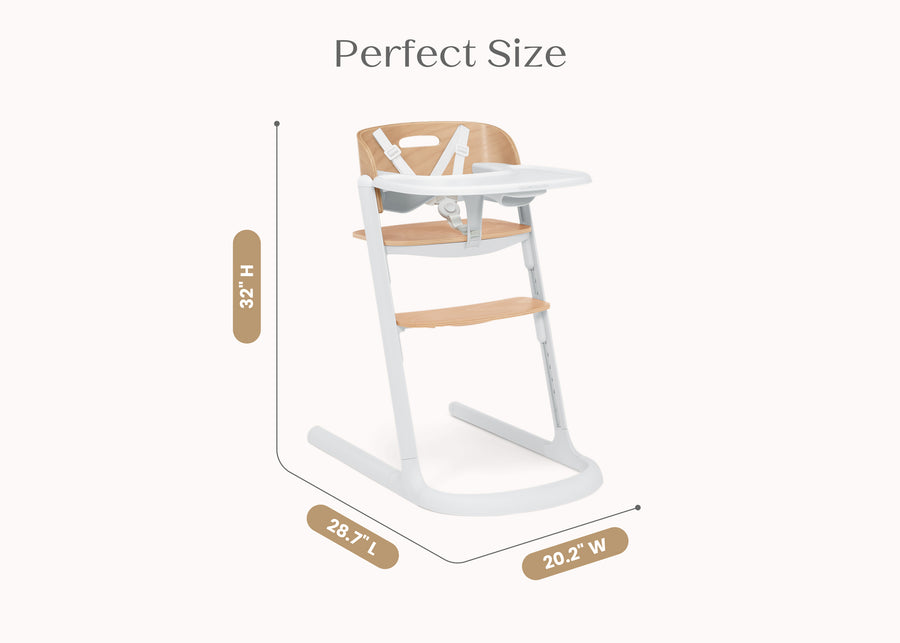 White (100) 7-Versa Adjustable 3-in-1 High Chair