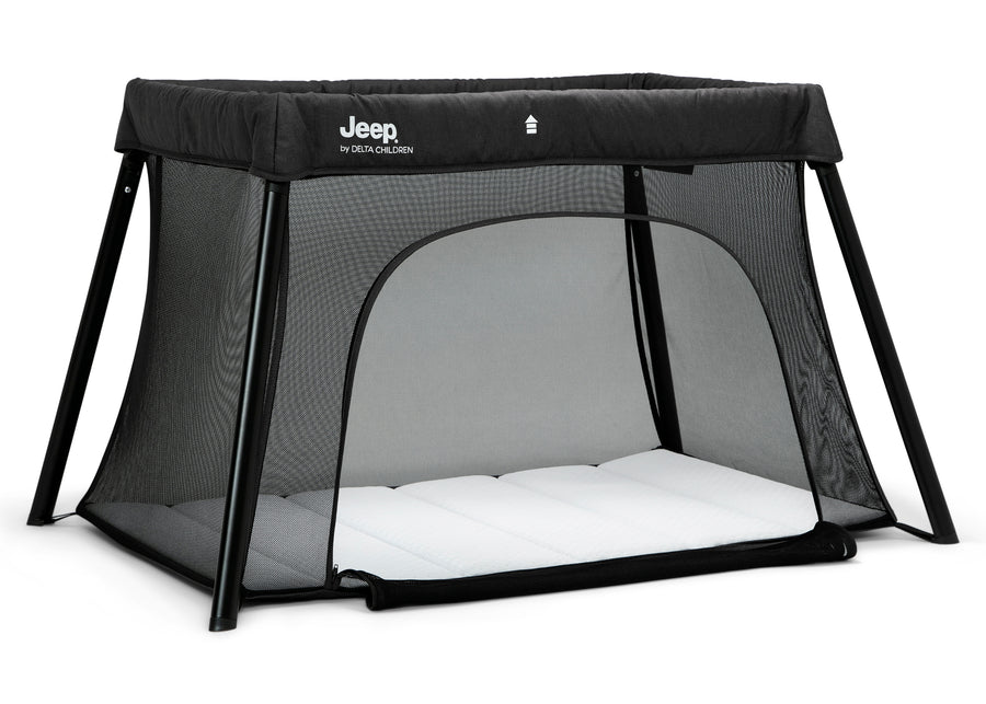 Black (001) 9-Horizon Compact Travel 2-in-1 Play Yard and Bassinet
