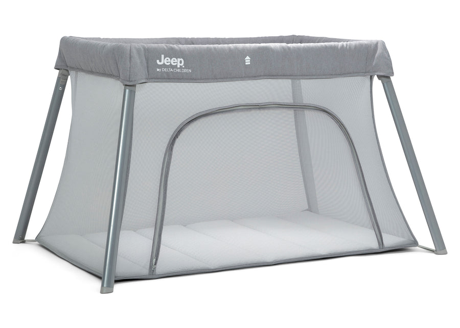 Light Grey (2463) 24-Horizon Compact Travel 2-in-1 Play Yard and Bassinet