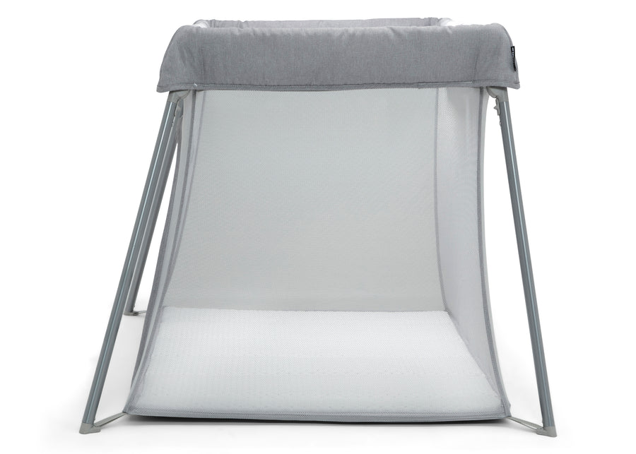 Light Grey (2463) 25-Horizon Compact Travel 2-in-1 Play Yard and Bassinet