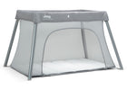 Light Grey (2463) 21-Horizon Compact Travel 2-in-1 Play Yard and Bassinet