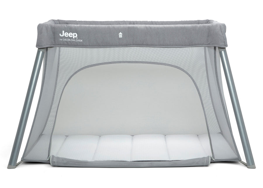 Light Grey (2463) 28-Horizon Compact Travel 2-in-1 Play Yard and Bassinet