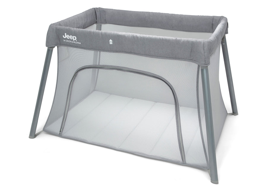 Light Grey (2463) 29-Horizon Compact Travel 2-in-1 Play Yard and Bassinet