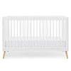 DCB: Bianca White with Natural (123) 32-Jordan 4-in-1 Convertible Crib