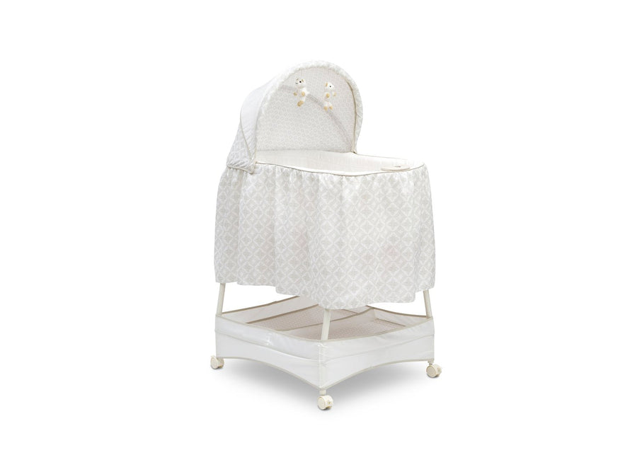 Delta Children Illusions (2067) Gliding Bassinet Right Silo View 2-Gliding Bassinet