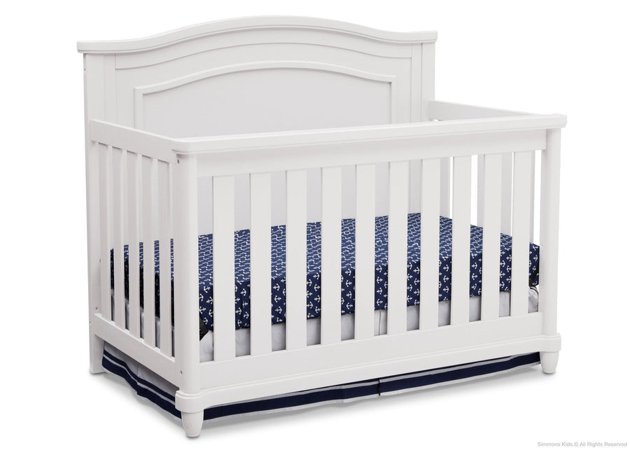 Bianca White (130) 8-Belmont 4-in-1 Convertible Crib