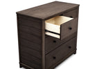 Rustic Grey (084) 4-Monterey 4 Drawer Dresser with Changing Top and Interlocking Drawers