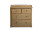 Rustic Rye (754) 20-Monterey 4 Drawer Dresser with Changing Top