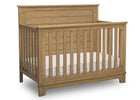 Simmons Kids Rustic Rye (754) Monterey Crib 'N' More Side View c3c 13-Monterey Crib 'N' More