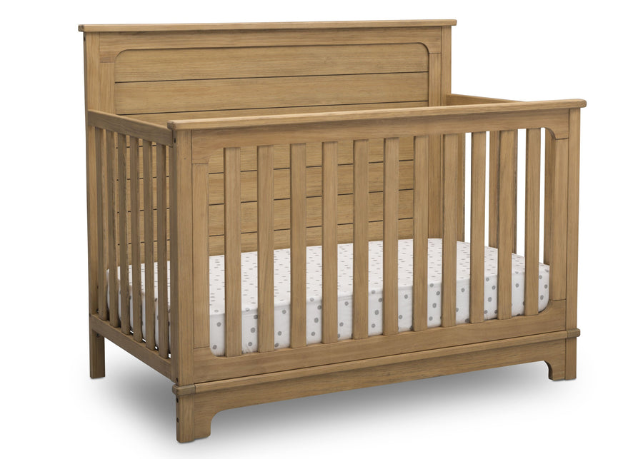 Simmons Kids Rustic Rye (754) Monterey Crib 'N' More Side View c3c 13-Monterey Crib 'N' More
