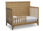 Simmons Kids Rustic Rye (754) Monterey Crib 'N' More Toddler Bed c4c 14-Monterey Crib 'N' More
