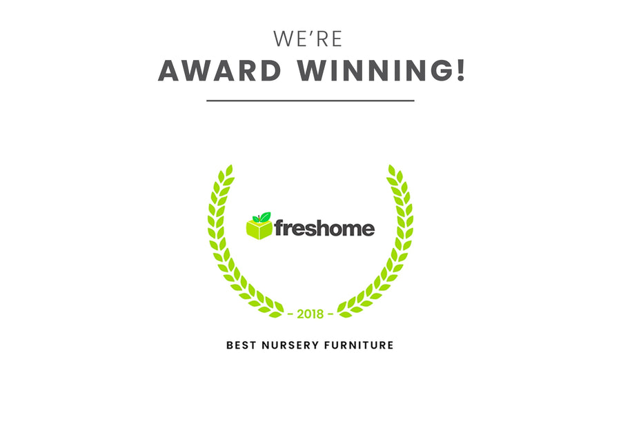 Award badge for Best Nursery Furniture Rustic Rye (754) 25-Monterey Crib 'N' More