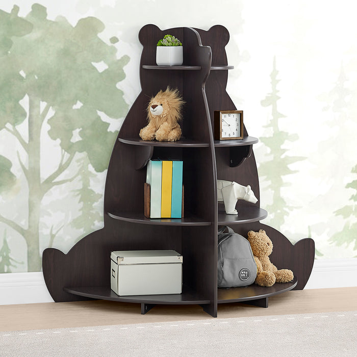 Bear Brown (1471) 3-Bear Bookcase