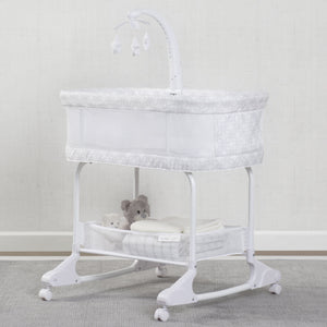 Fresco (2212) 15-SleepCool Rocking Bassinet with Airflow Mesh