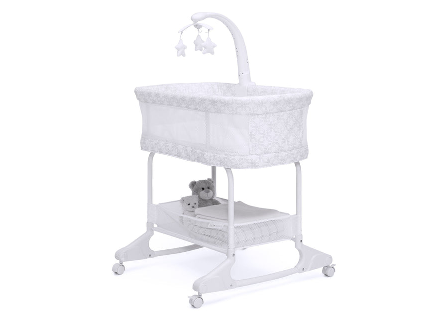 Fresco (2212) 6-SleepCool Rocking Bassinet with Airflow Mesh