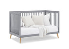 Grey with Natural (1359) 46-Jordan 4-in-1 Convertible Crib