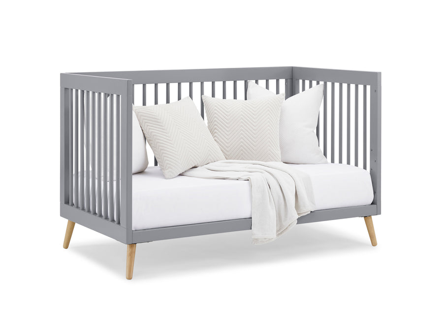 Grey with Natural (1359) 46-Jordan 4-in-1 Convertible Crib
