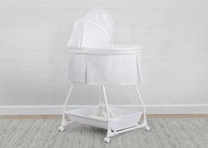 Grey Lattice (2390) 2-Deluxe Soothing Dreams Bassinet
