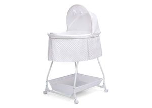 Grey Lattice (2390) 3-Deluxe Soothing Dreams Bassinet