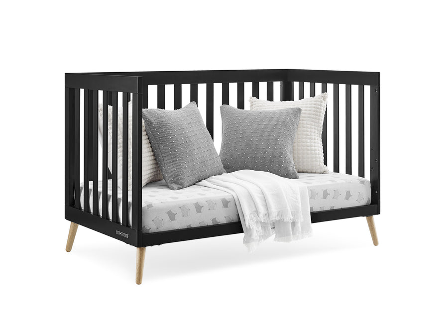 Ebony with Natural (1482) 62-Essex 4-in-1 Convertible Crib